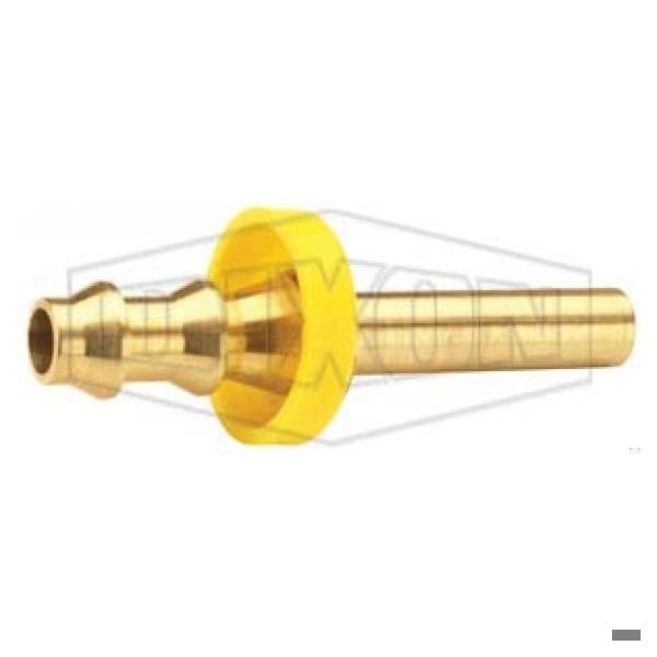 Hose Barb, 5/8 in Nominal, Rigid Tube x Hose Barb, Brass, Domestic